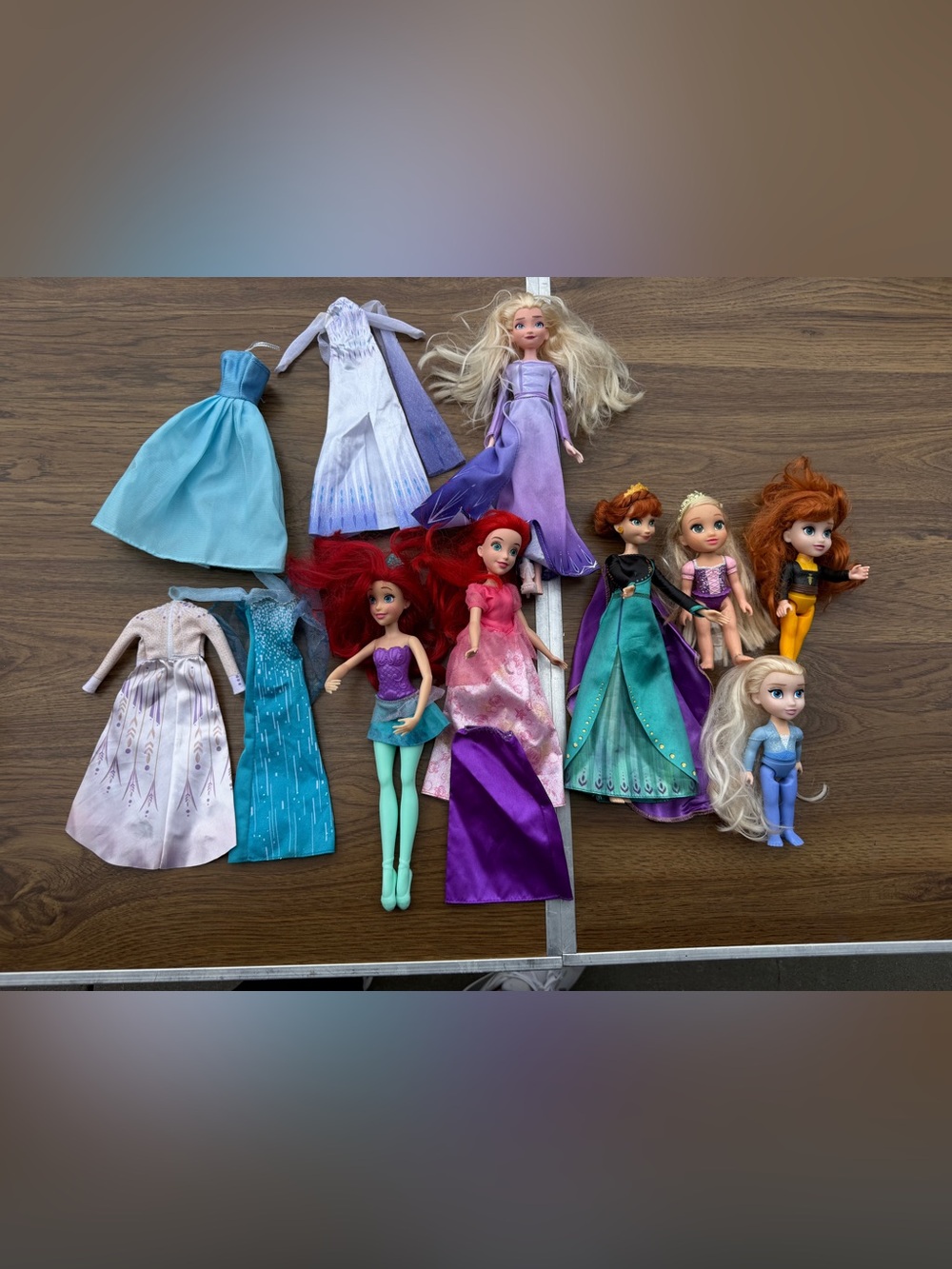 Lot of Disney Princess Barbie Dolls